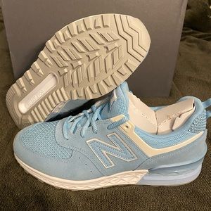 New balance 574 shoes sport blue